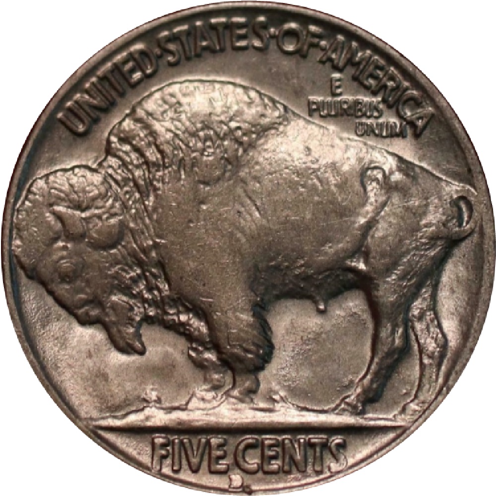 1916-D-5c-Buffalo-Nickel